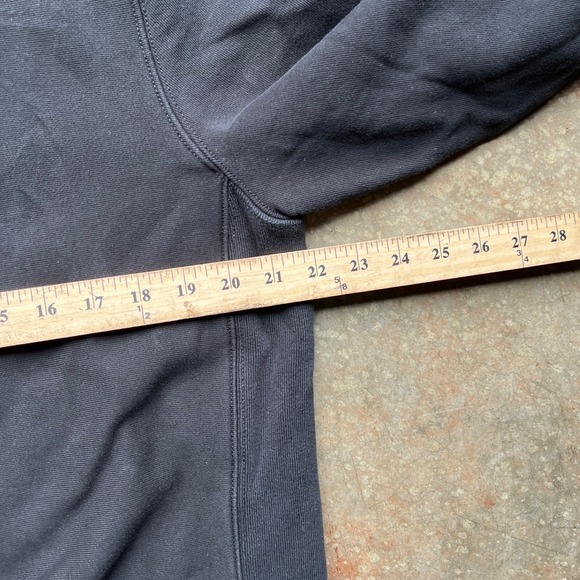 J.Crew Sportswear Mens Black Crewneck Sweatshirt V-Stitch Medium - Picture 5 of 6